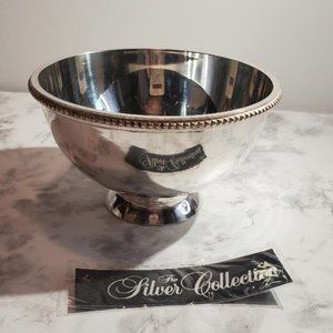 Silver Plated Small Bowl Dept 56